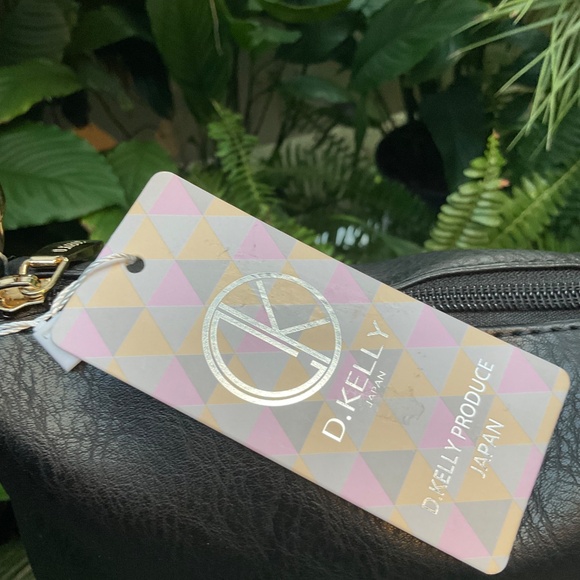 D. Kelly Japan Black Leather Purse NWT - Picture 3 of 7